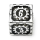 Mythic Size Cogcraft Fidget D6 Diesel Black and Silver