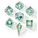 Sharp Edge Liquid Core RPG Dice Set Butterfly...