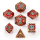 Solid Metal Cogcraft Polyhedral Dice Set Casino Red Blue Silver and Gold (7)