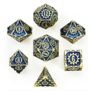 Solid Metal Cogcraft Polyhedral Dice Set Vault Dweller...