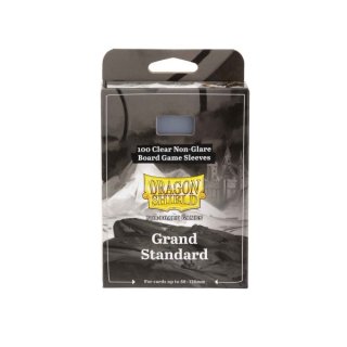 Dragon Shield - Board Game Sleeves Clear/NonGlare: Grand Standard (100)