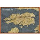 Exalted: Map of The Blessed Isle Cloth Orange (EN)