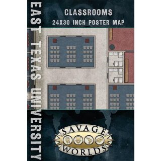 Savage Worlds: East Texas University - Combat Maps Classrooms & Off Campus Housing (EN)