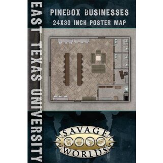 Savage Worlds: East Texas University - Combat Maps Pinebox TX Businesses & Library (EN)