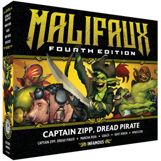 Malifaux 4E: Outcasts Captain Zipp Dread Pirate (EN)