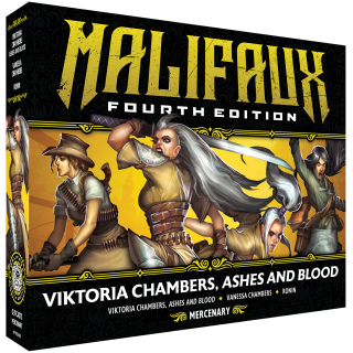 Malifaux 4E: Outcasts Viktoria Chambers Ashes and Blood (EN)