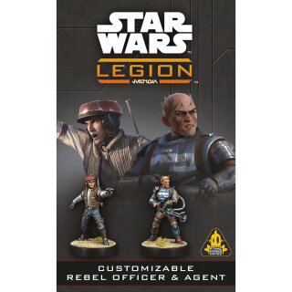 Star Wars Legion: Customizable Rebel Officer & Agent (DE/EN)