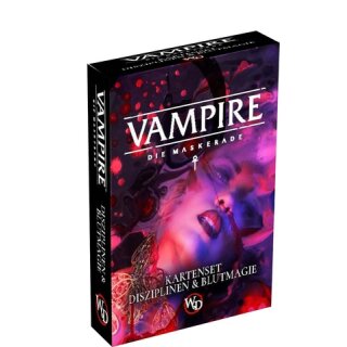 V5 Vampire - Maskerade: Kartenset - Disziplinen & Blutmagie (DE)