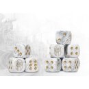 Conquest: City States - Logo on Light Grey Marbled Dice (24)