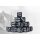 Conquest: Conquest Logo on Dark Grey Marbled Dice (24)