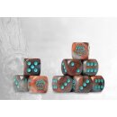 Conquest: Old Dominion - Logo on Brown Marbled Dice (24)