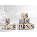 Conquest: Spires - Logo on Bone Marbled Dice (24)