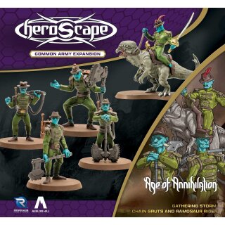 HeroScape: Chain Gruts and Ramosaur Rider Army Expansion (EN)