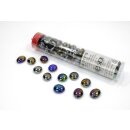 Chessex Black Opal Iridized Gaming Stones (40+)