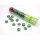 Chessex Crystal Green Iridized Gaming Stones (40+)