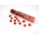 Chessex Crystal Orange Gaming Stones (40+ stones per tube)