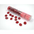 Chessex Crystal Red Frosted Gaming Stones (25+)