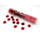 Chessex Crystal Red Gaming Stones (40+ stones per tube)
