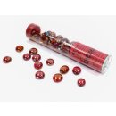 Chessex Crystal Red Iridized Gaming Stones (40+)