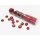 Chessex Crystal Red Iridized Gaming Stones (40+)