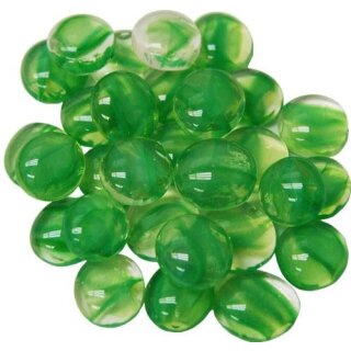 Chessex Green Catseye Gaming Stones (40+ stones per tube)