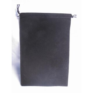 Chessex Velour Dice Bags Large Black 5x7 Inch