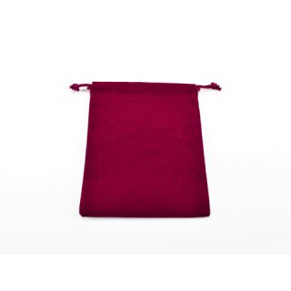 Chessex Velour Dice Bags Small Burgundy 4x6 Inch