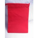 Chessex Velour Dice Bags Small Red 4x6 Inch