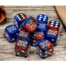 Chessex 16mm WWII Dice United Kingdom Gemini...