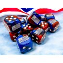 Chessex 16mm WWII Dice United States Gemini...
