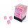 Chessex Dice Sets Pink/White Translucent 12mm d6 (36)