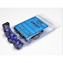 Chessex Dice Sets Royal Blue/Gold Scarab d10 Set (10)