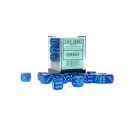 Chessex Gemini 12mm d6 Blue-Blue/light blue Luminary Dice...
