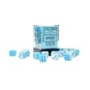 Chessex Gemini 12mm d6 Pearl Turquoise-White/blue...
