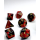 Chessex Gemini Mini-Polyhedral Black-Red/gold 7-Die Set