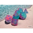 Chessex Gemini Polyhedral Gel Green-Pink/blue Luminary...