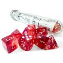 Chessex Lab Dice 9 Borealis Passion/White Luminary...