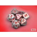 Chessex Lab Dice Festive Polyhedral Pop-Art/Red (7)