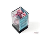 Chessex Lab Dice Festive Polyhedral Pop-Art/Red (7)