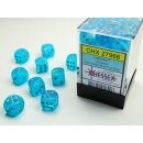 Chessex Luminary Sky/silver 12mm d6 Dice Block (36)