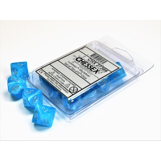 Chessex Luminary Sky/silver Set of Ten d10s