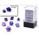 Chessex Nebula Mini-Polyhedral Nocturnal/Blue Luminary...