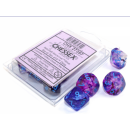Chessex Nebula Nocturnal/blue Luminary Set of Ten d10s