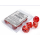 Chessex Nebula Red/silver Luminary Set of Ten d10s
