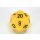Chessex Opaque 34mm d20 Yellow/black