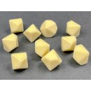 Chessex Opaque Polyhedral Ivory Bag of 10 Blank 10-sided...