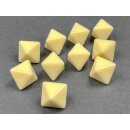 Chessex Opaque Polyhedral Ivory Bag of 10 Blank 8-sided dice