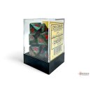 Chessex Scarab Jade/Red Ankh D10 Dice Block Green/Red...