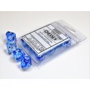 Chessex Signature Ten d10 Nebula Dark Blue w/white