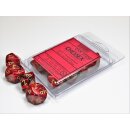 Chessex Signature Ten d10 Vortex Burgundy w/gold